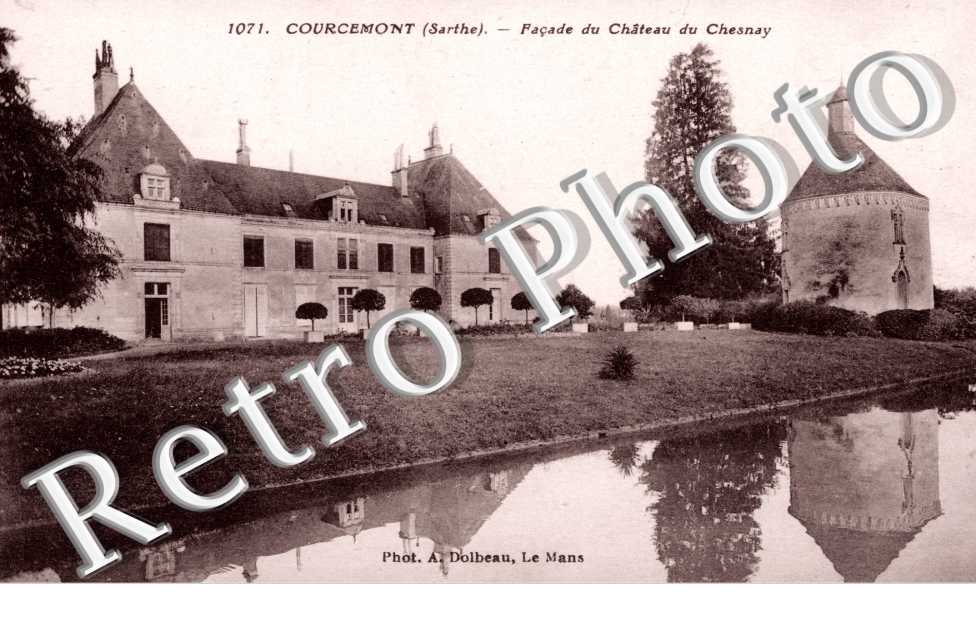 facade du chateau de Chesnay