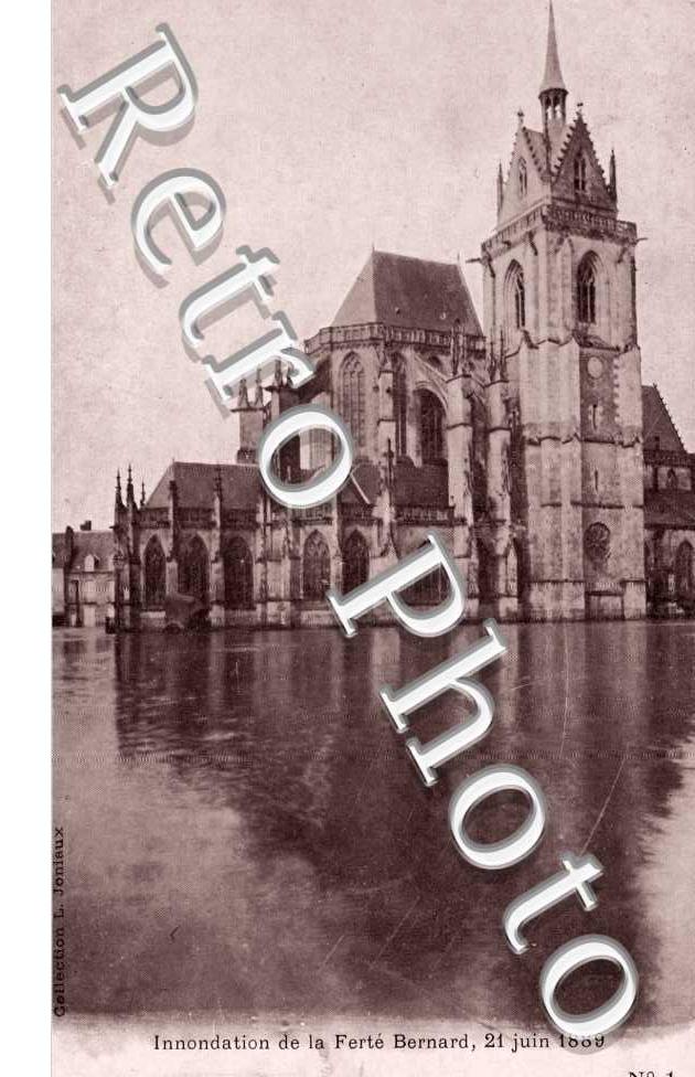 Inondations 21 juin 1889  L&#039;eglise