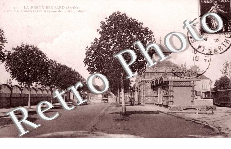 gare des tramways et avenue de la republique