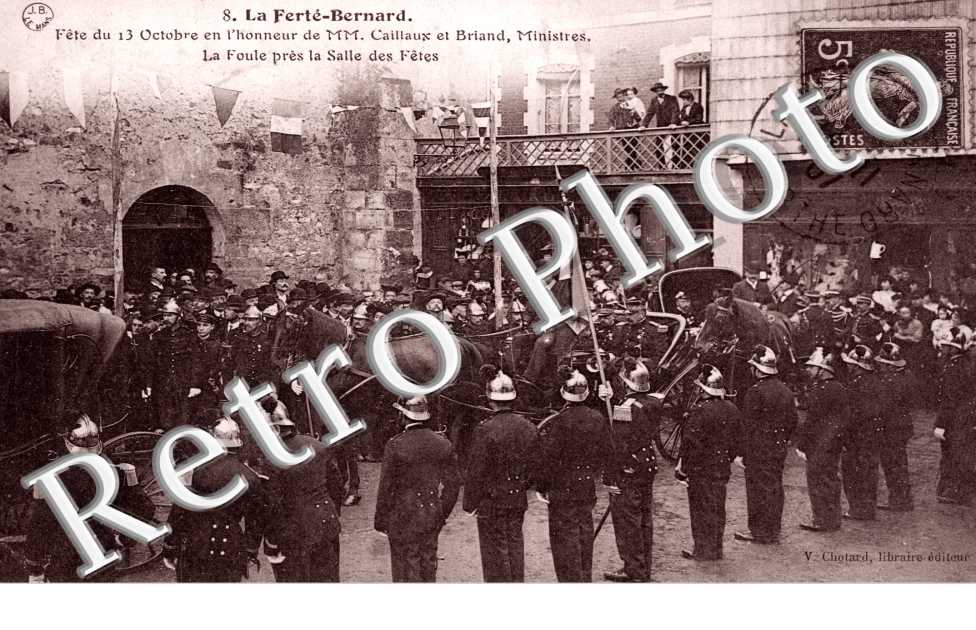 Fete du 13 octobre en l&#039;honneur de MM. Caillaux et Briand ministres - politique