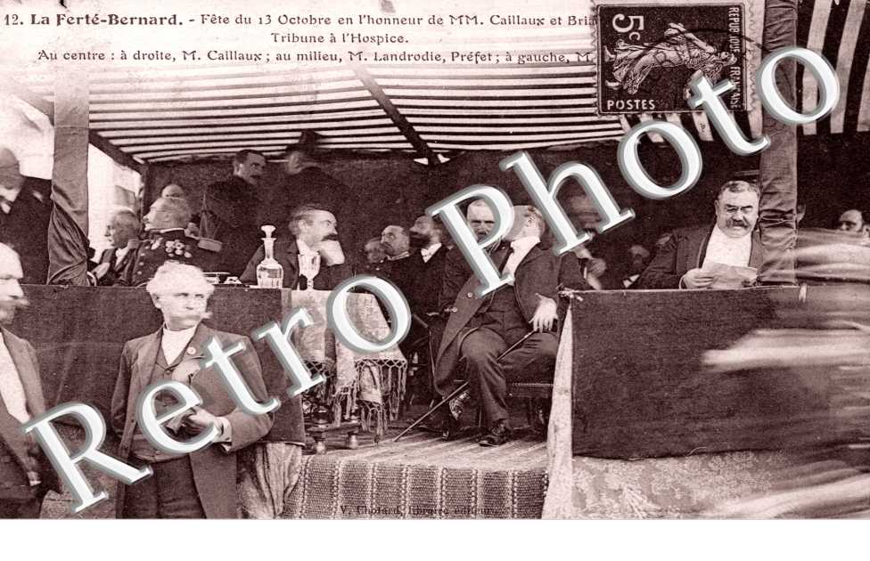 Fete du 13 octobre en l&#039;honneur de MM. Caillaux