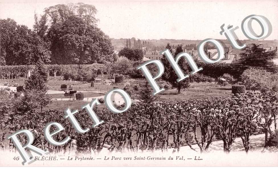 Prytanee militaire Le parc vers Saint Germain du Val
