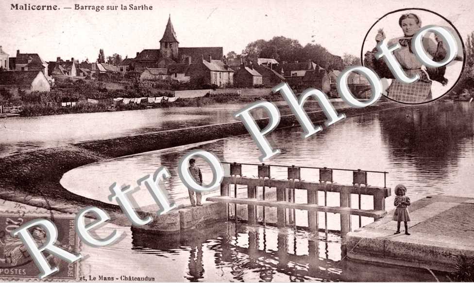 Barrage sur la Sarthe