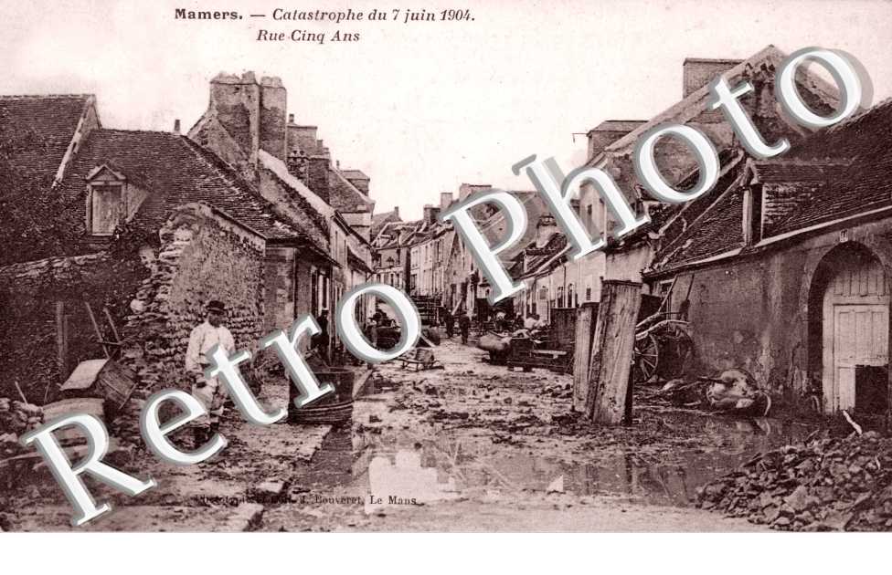 Catastrophe du 7 juin 1904, Rue Cinq Ans