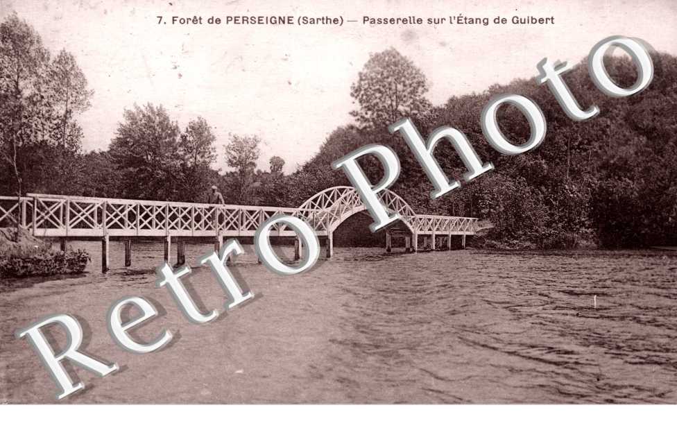 Passerelle sur l&#039;Etang de Guibert