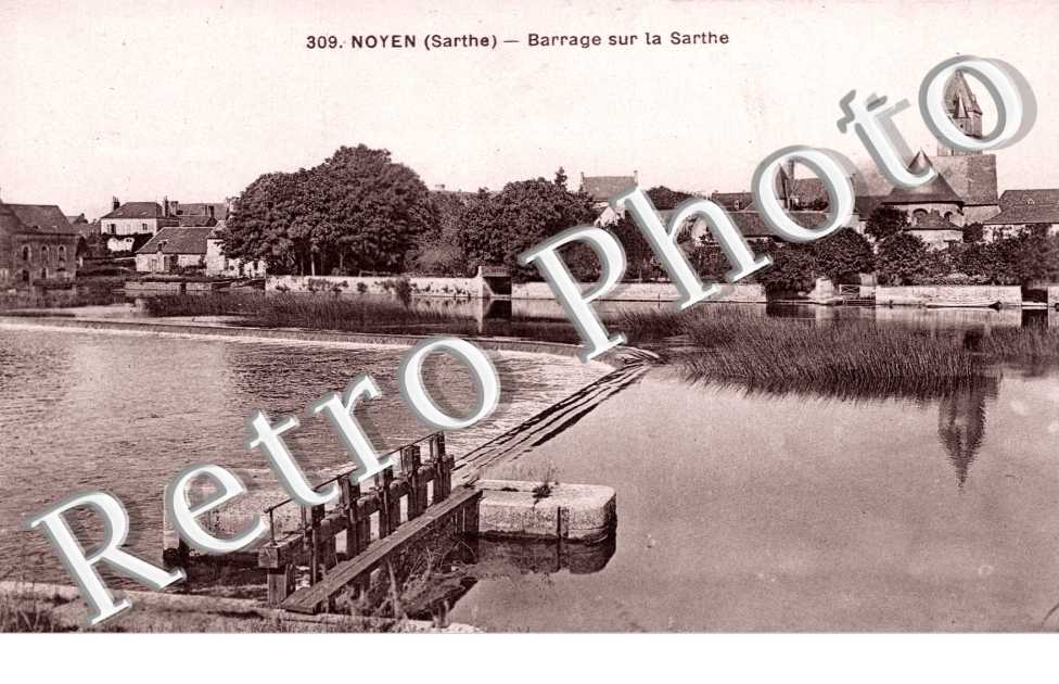 Barrage sur la Sarthe
