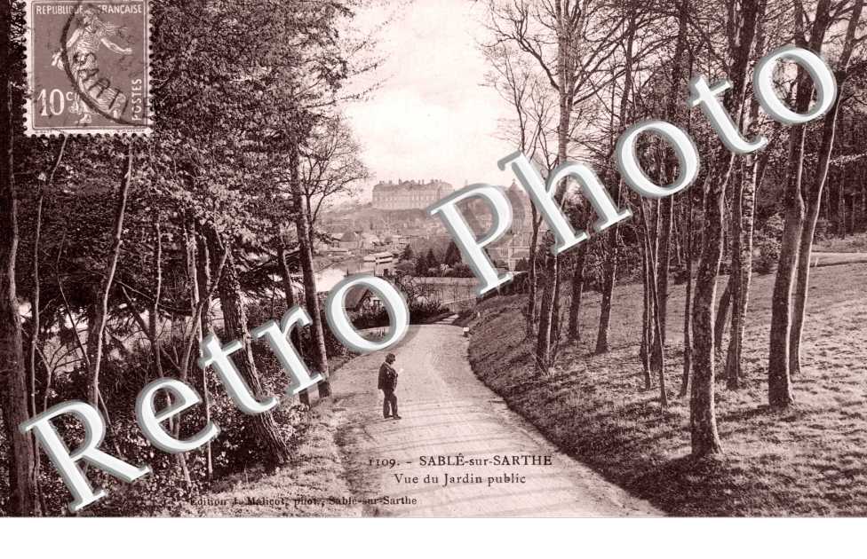 Vue du Jardin Public