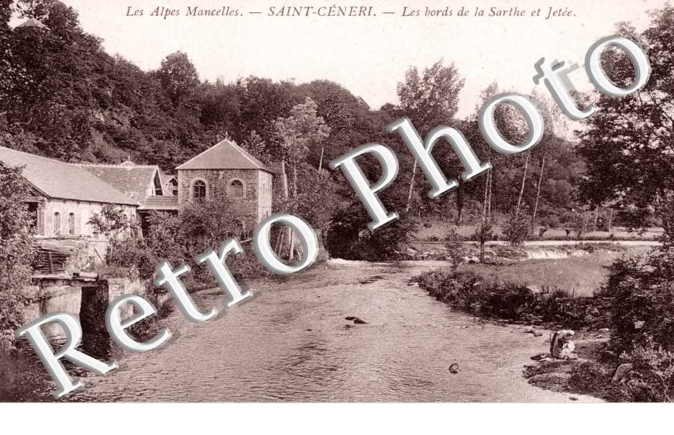 Saint Ceneri, Bords de la Sarthe et la Jetee