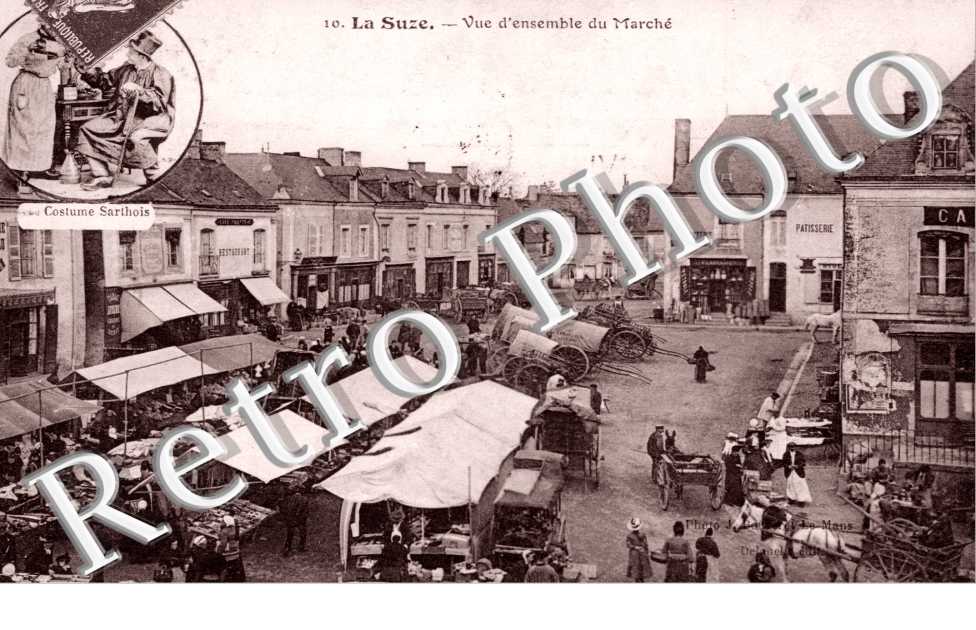 Vue d&#039;ensemble du marche