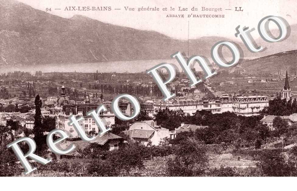 Vue generale et le Lac du Bourget