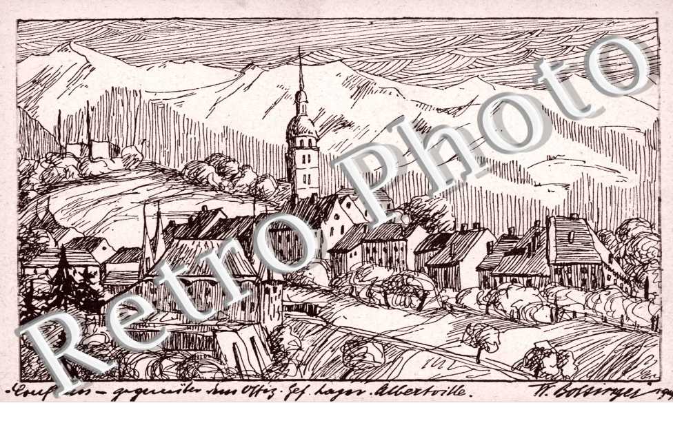 Schloss Manuel and Conflans gegenuber dem Offiz. Gef. Lager Albertville