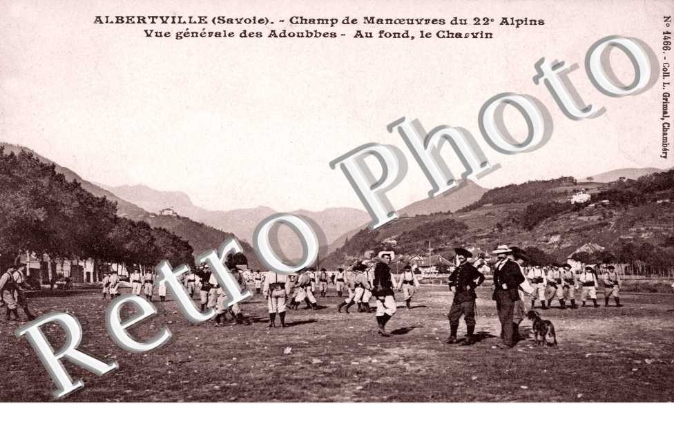 Champ de Manoeuvres du 22e Alpins, Vue generale des Adoubbes