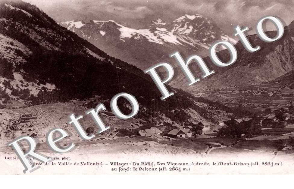 Les Vigneauix - le mont Brison - le pelvoux