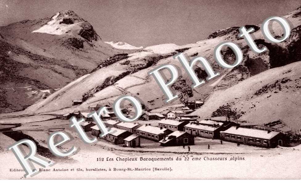 Les Chapieux Baraquements du 22eme Chassurs alpins