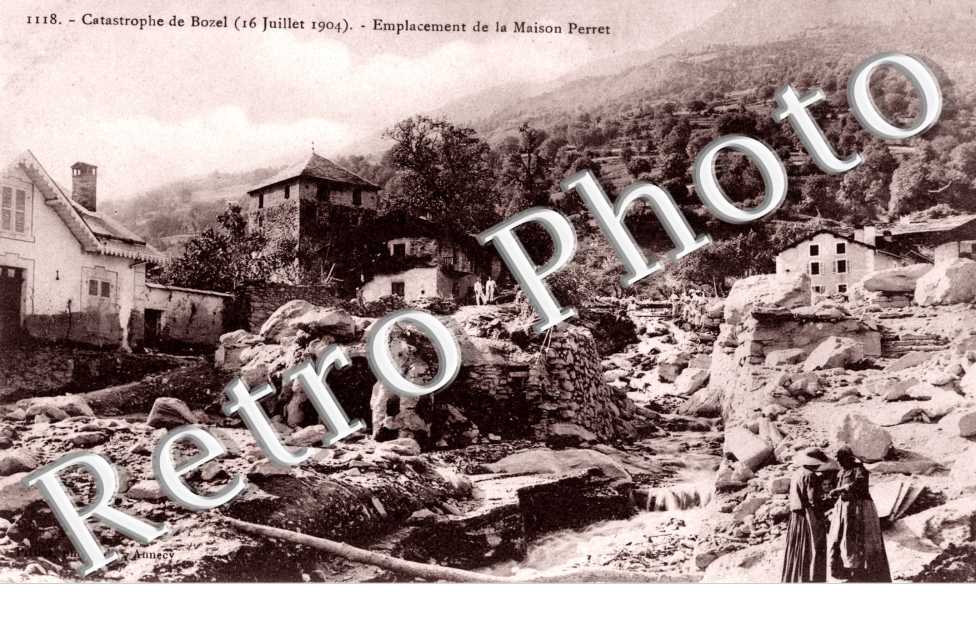 Catastrophe du 16 juillet 1904, Emplacement de la Maison Perret