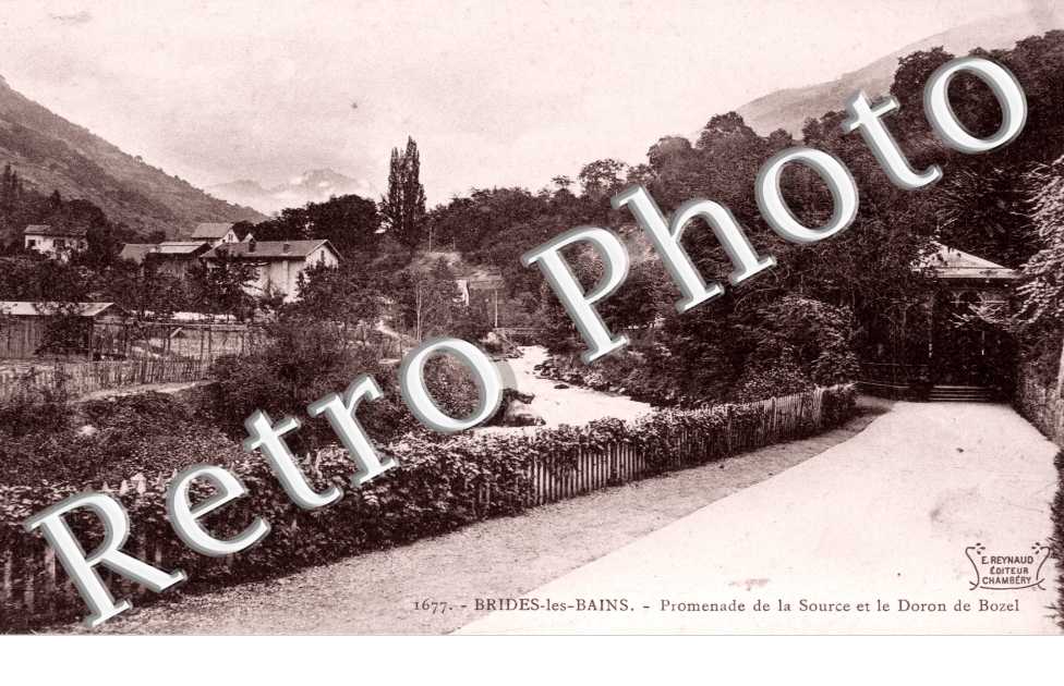 Promenade de la Source et le Doron de Bozel