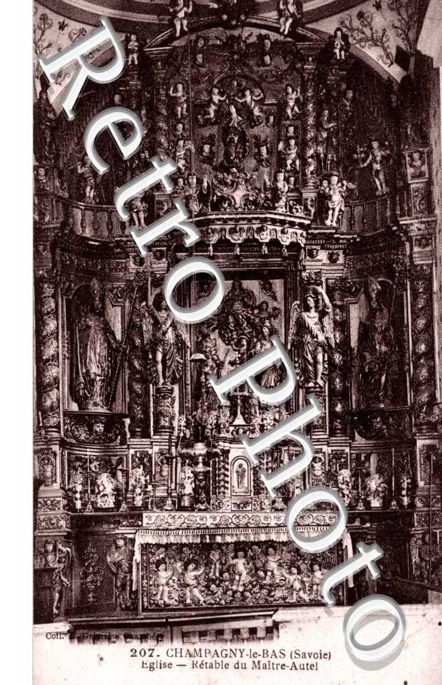 Eglise et Retable du Maitre Autel