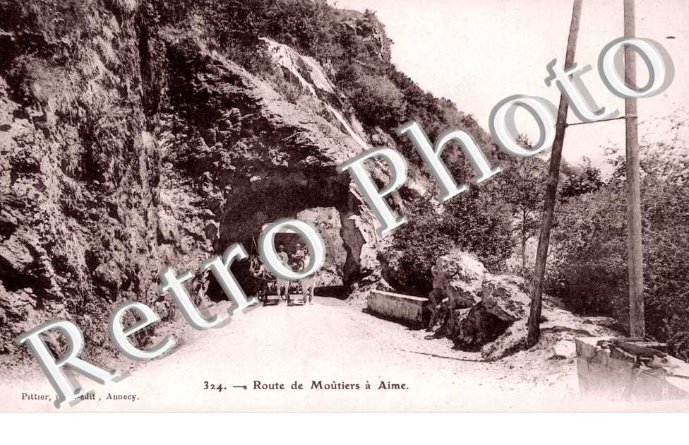 Route de Moutiers a Aime