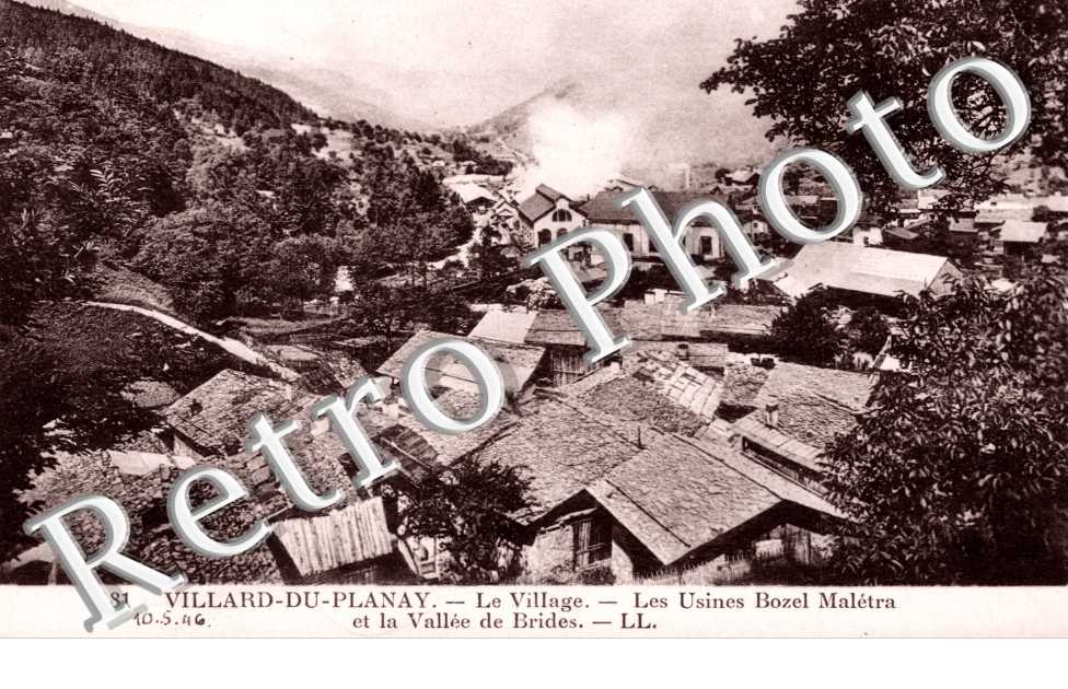Le Village, les Usines Bozel Maletra et la Vallee de Brides