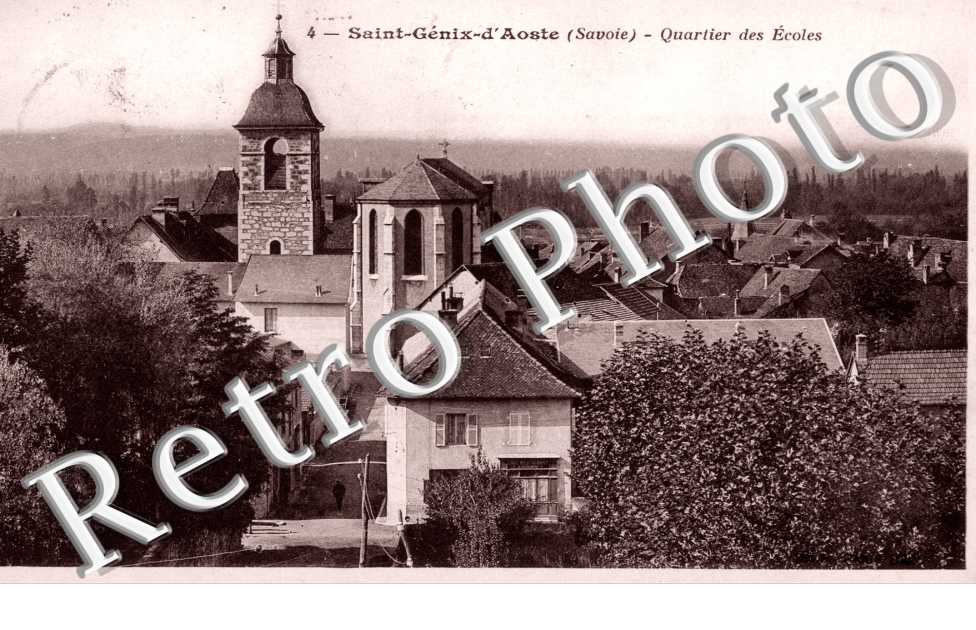 Saint Genix d&#039;Aoste, Quartier des Ecoles