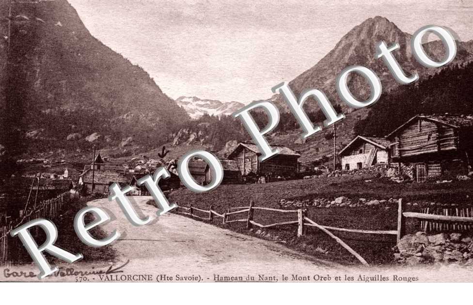 hameau du Nant, le Mont Oreb et les Aiguilles Rouges