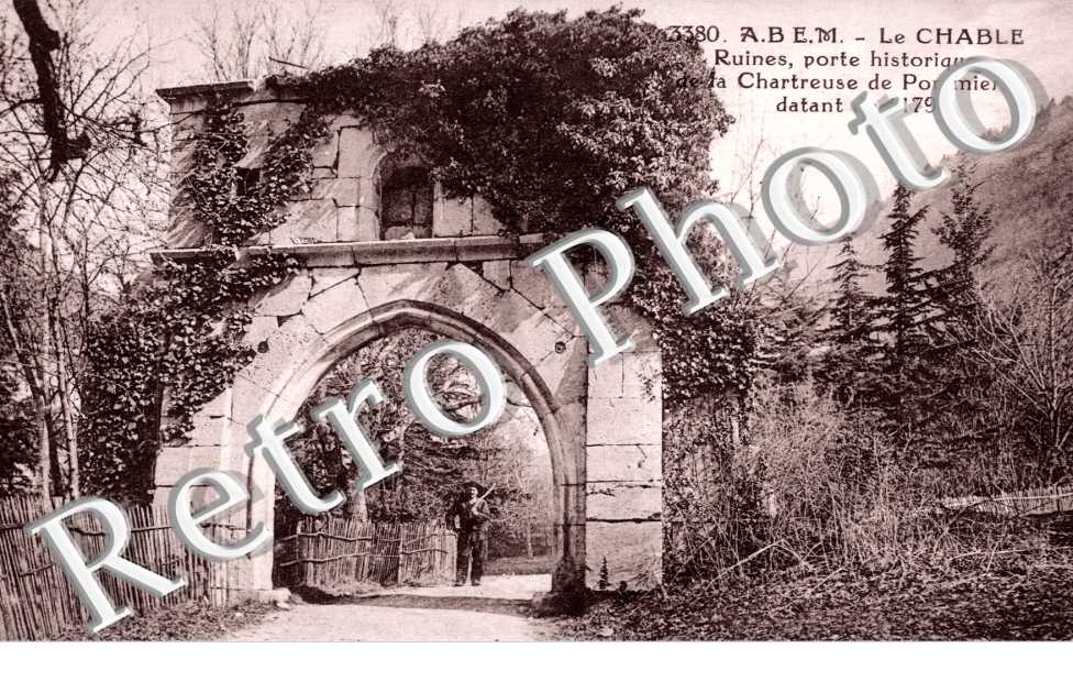 Le Chable, Ruines de la Chartreuse de Pommiers datant de 1179