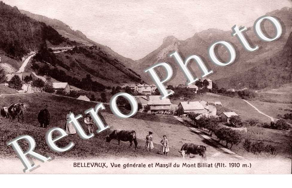 Vue generale et massif du Mont Billiat