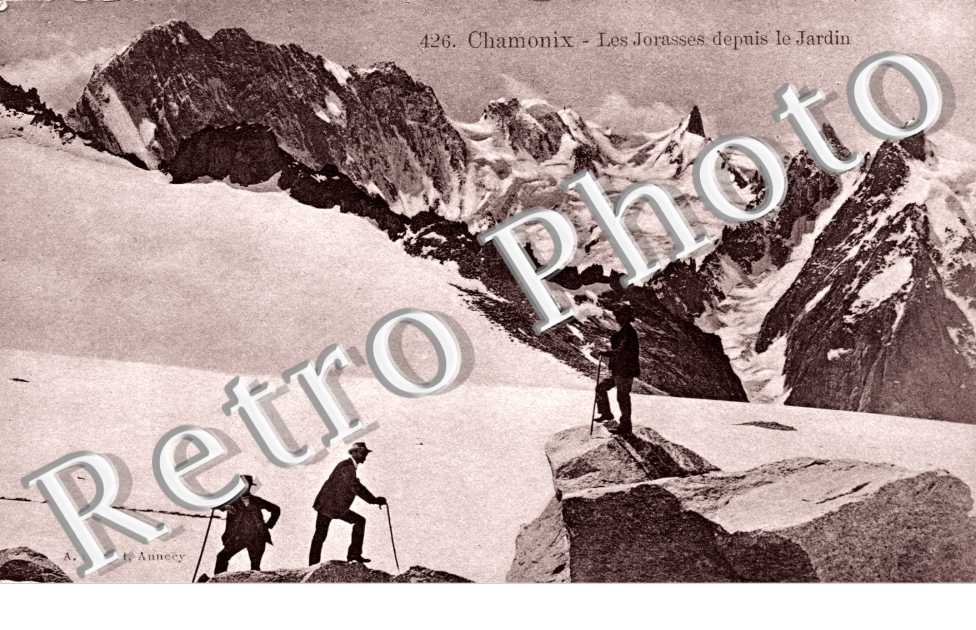Les Jorasses depuis le Jardin