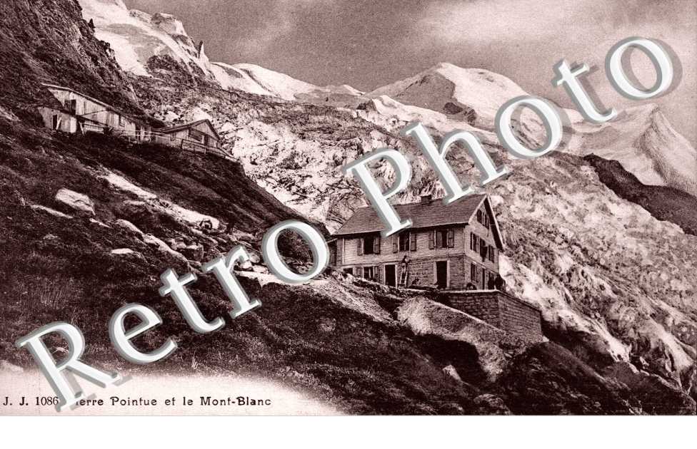 Pierre Pointue et le Mont Blanc