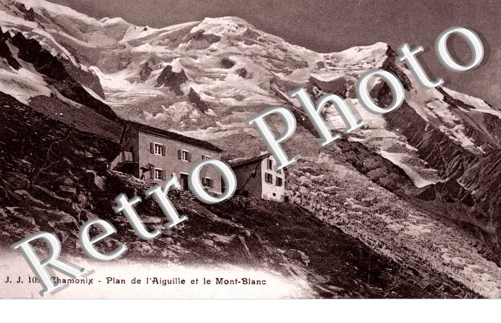 plan de l'Aiguille et le Mont-Blanc