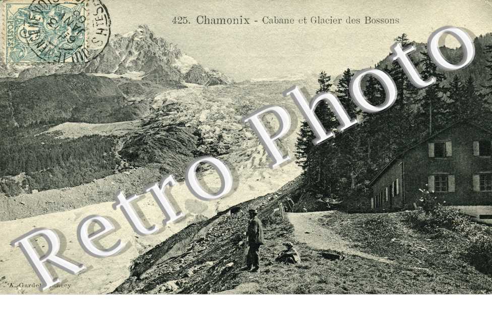 Cabane et glacier des Bossons