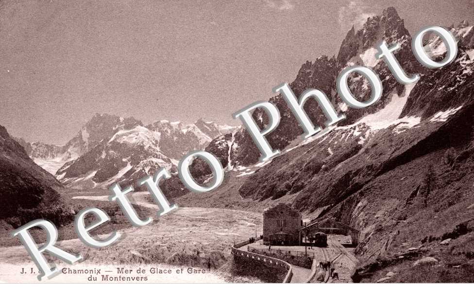 Mer de Glace et gare de Montenvers