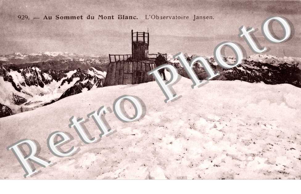 au sommet du Mont-Blanc L'observatoire Jansen