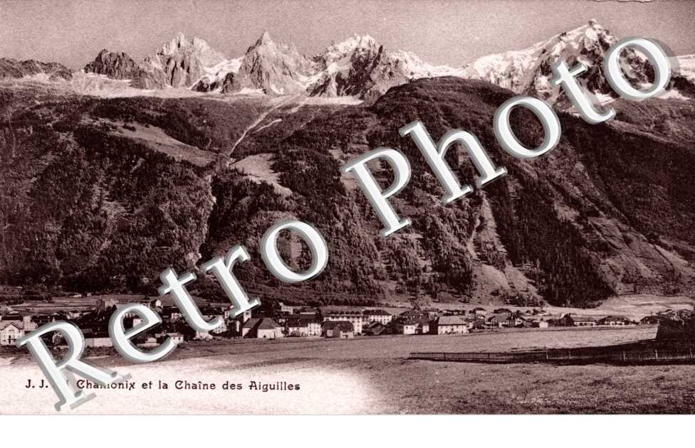 Chamonix et la chaine des Aiguilles