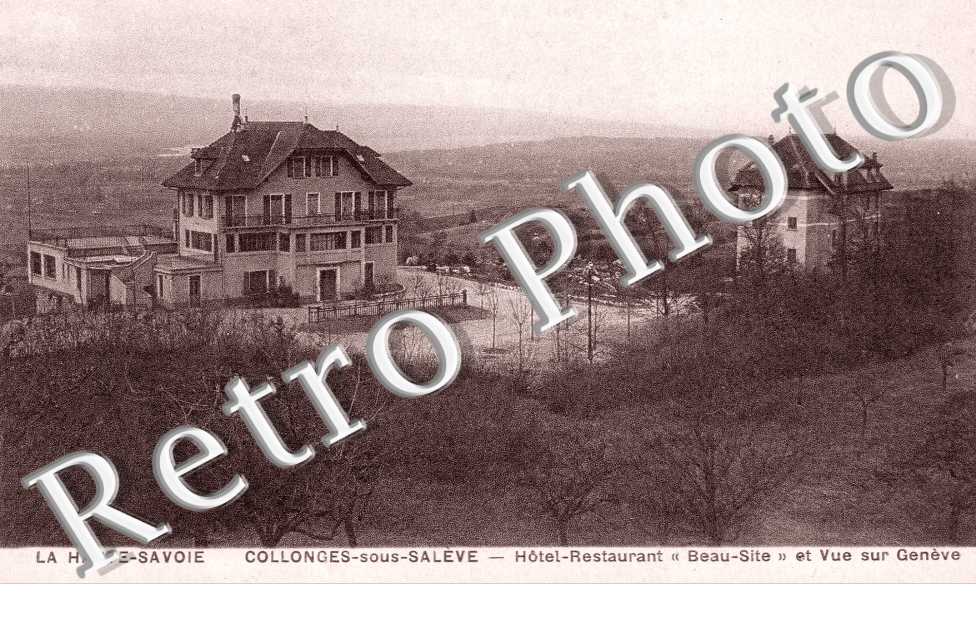 Hotel Restaurant &#039;&#039;Beau Site&#039;&#039; et Vue sur Geneve