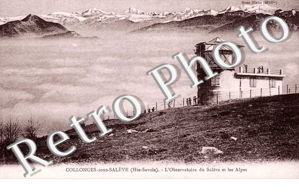 L&#039;Observatoire du Saleve et les Alpes