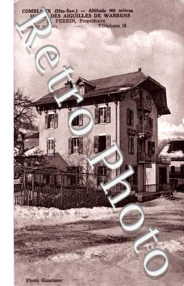 Hotel des aiguilles de Warrens - H. Perrin proprietaire