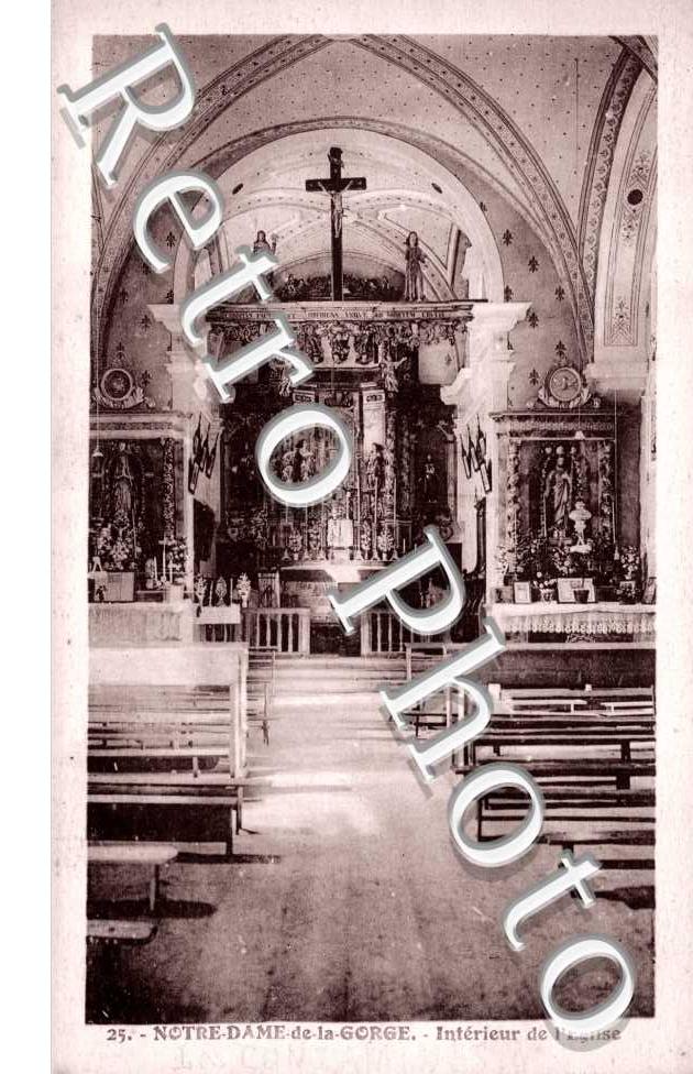 Notre Dame de la Gorge, Interieur de l'Eglise