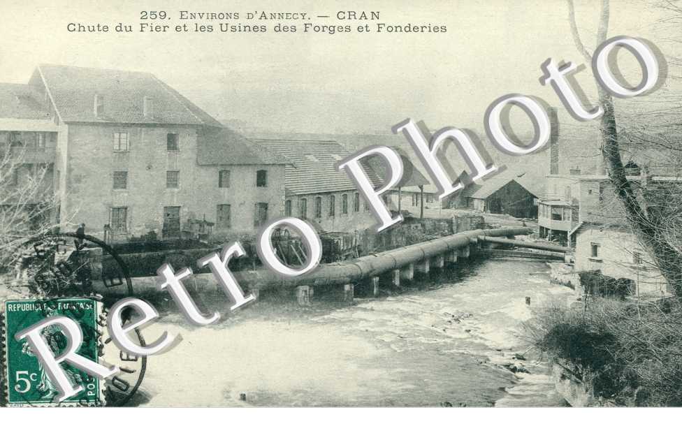 Chute du Fier et les Usines des Forges et Fonderies