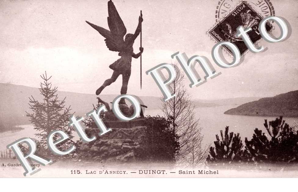 Lac d&#039;Annecy et Saint Michel