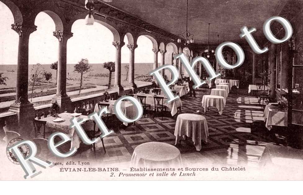 Etablissements et Sources du Chatelet, Promenoir et Salle de Lunch