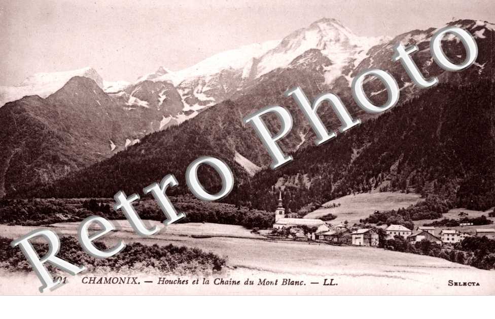 Houches et la Chaine du Mont-Blanc