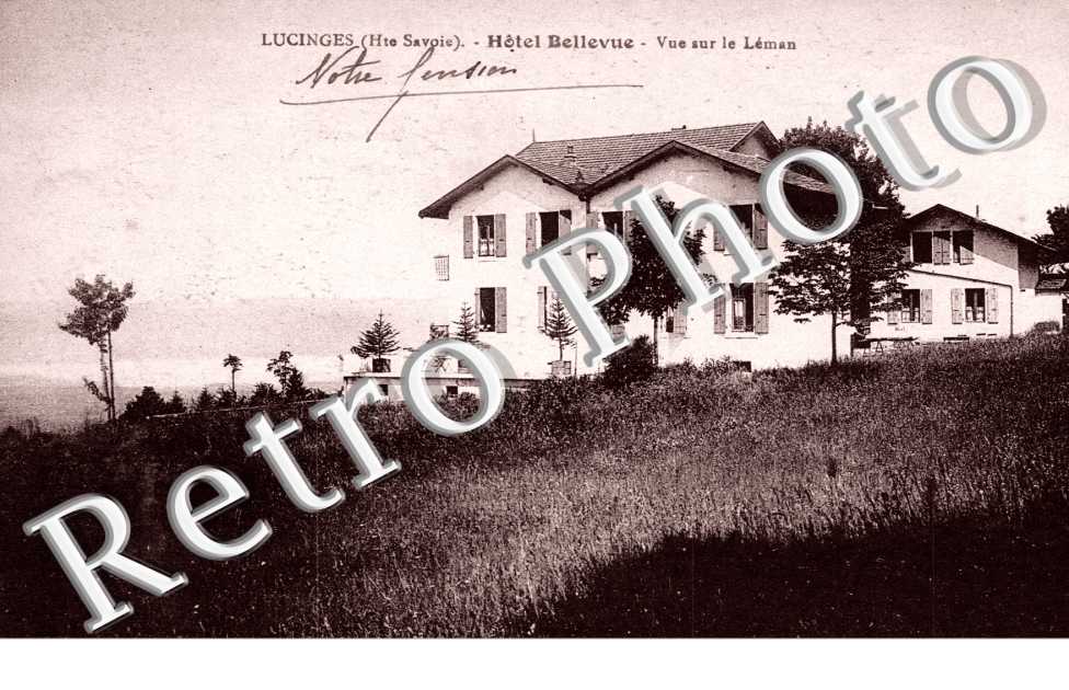 l&#039;Hotel de Bellevue, Vue sur le Leman