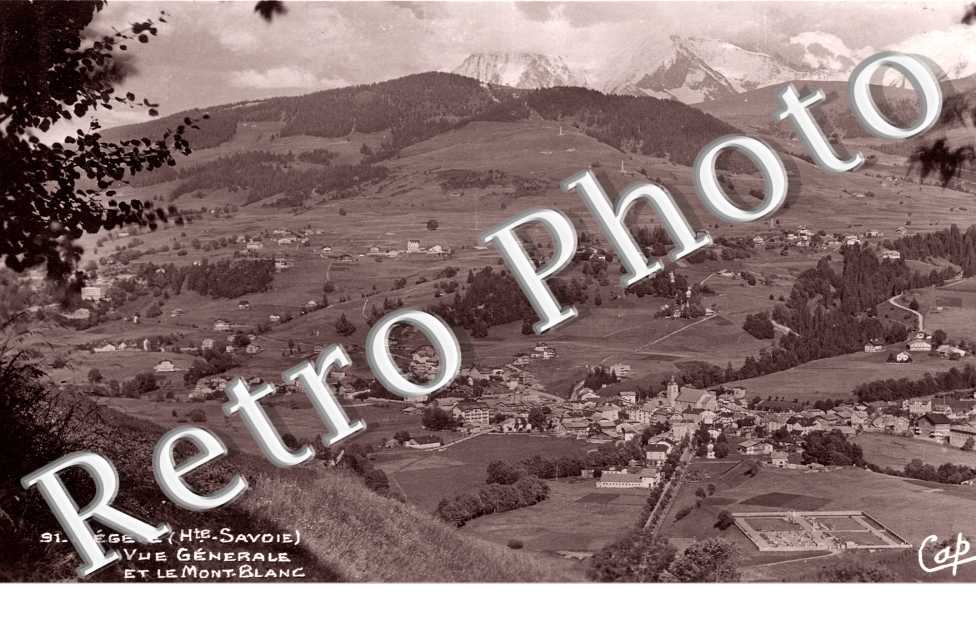 Vue Generale et le Mont Blanc