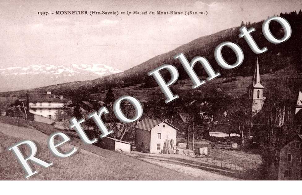 monnetier et le massif du mont blanc