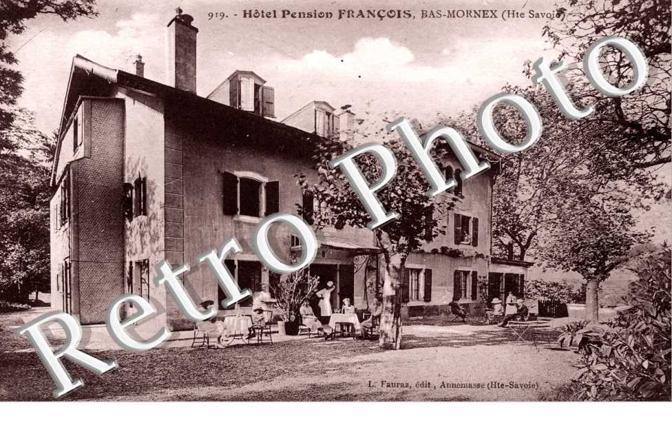 BAS-MORNEX. hotel pension francois