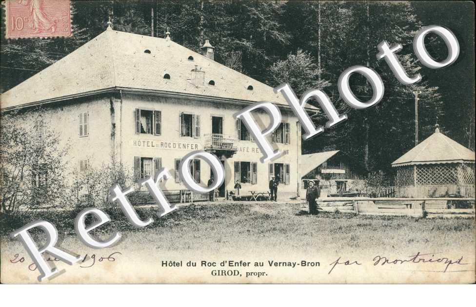 hotel du roc d&#039;Enfer au Verany-Bron juin 1906