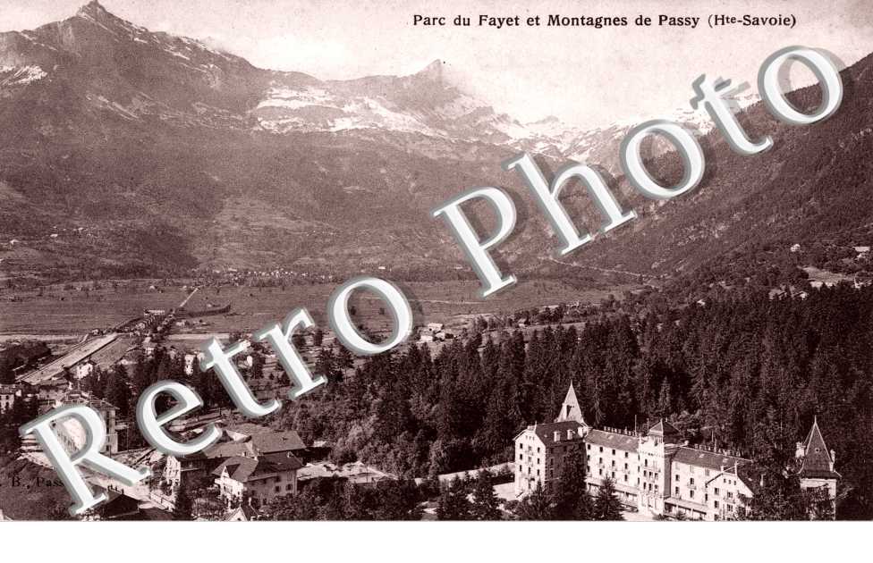 Parc du Fayet et montagnes de Passy