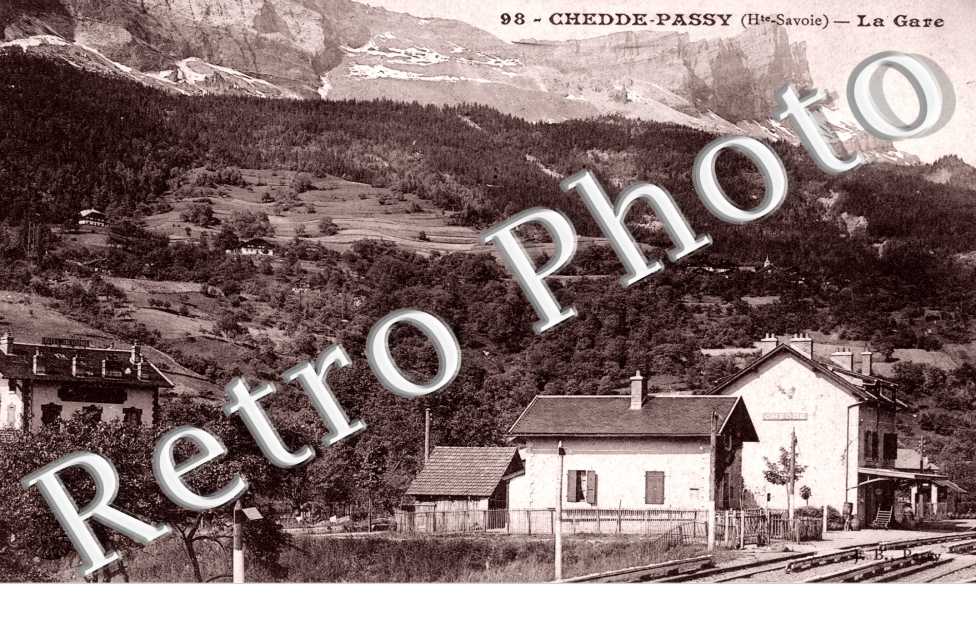 CHEDDE  La gare