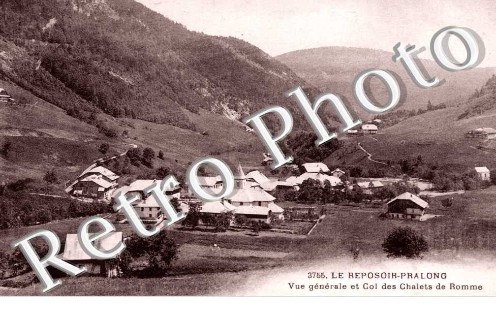 Vue generale et le col des Chalets de Romme
